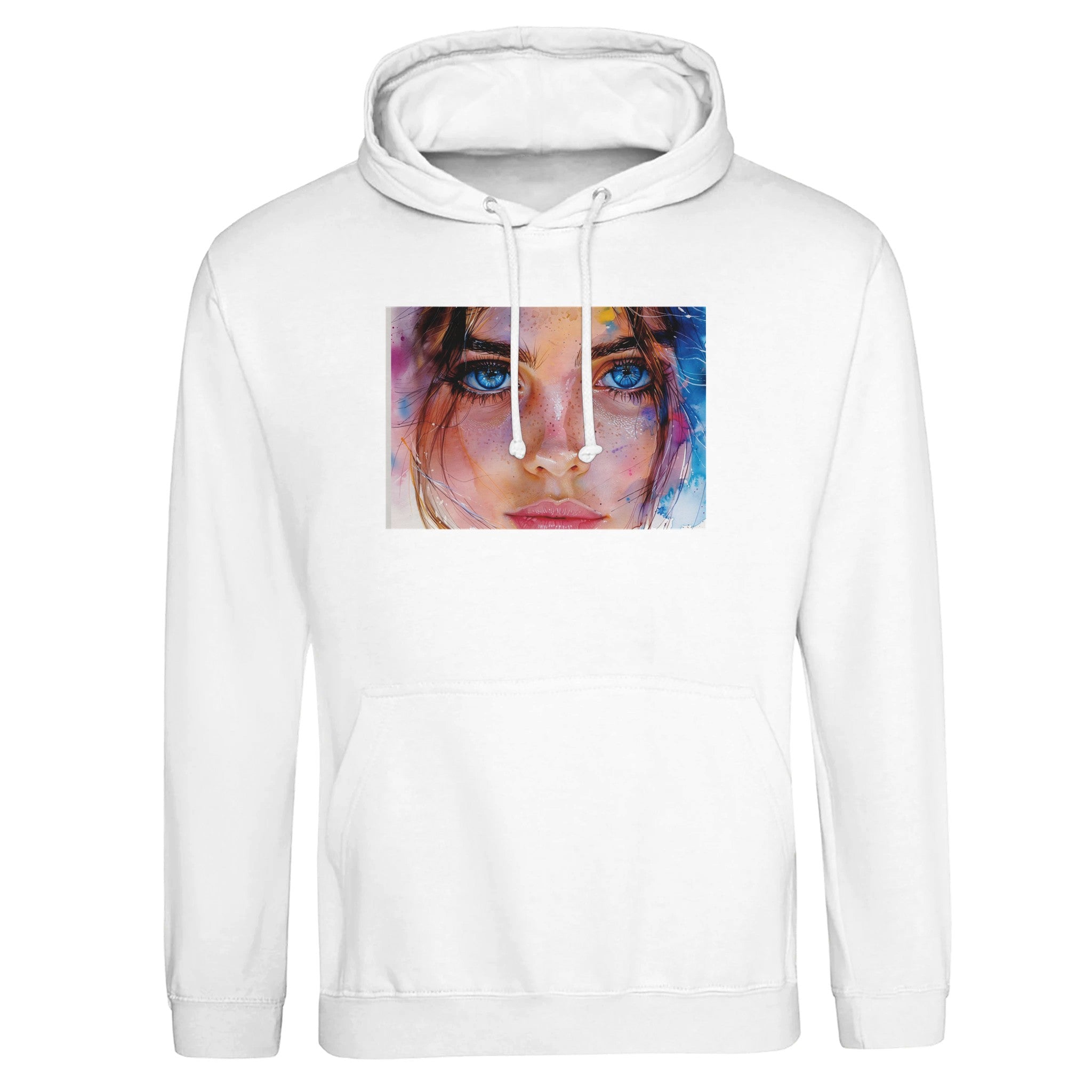 Premium Unisex Pullover Hoodie | JustHoods JH001  Arctic White