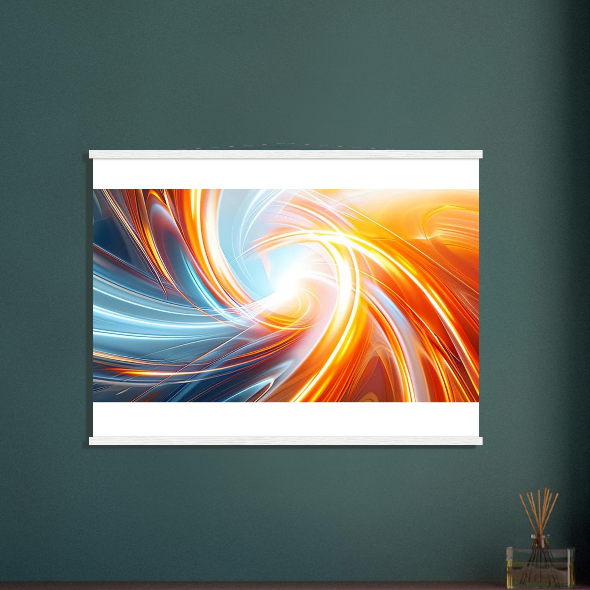 Classic Semi-Glossy Paper Poster with Hanger