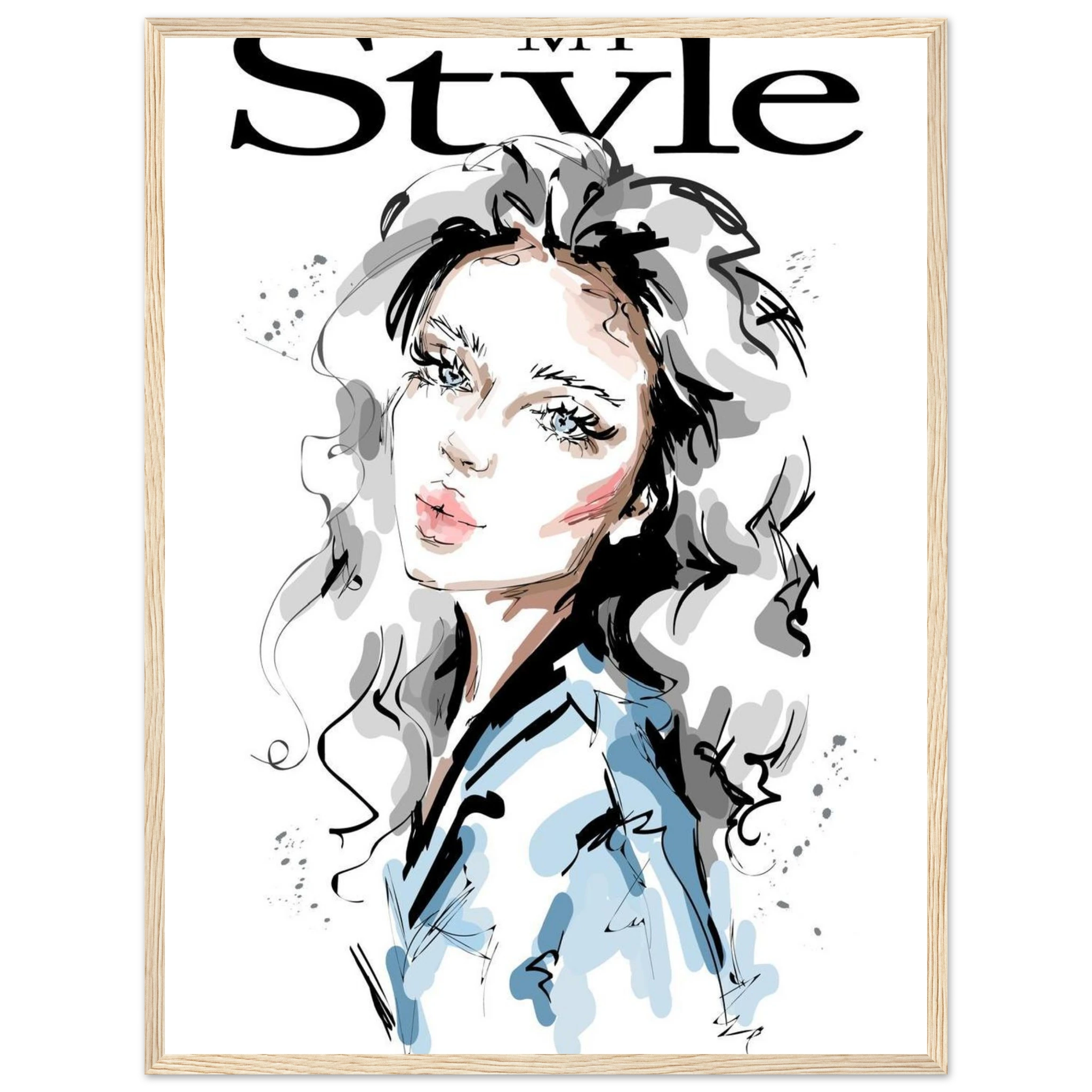 Premium Matte Paper Wooden Framed Poster