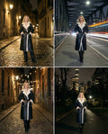 Winter PU Leather Fur Coat