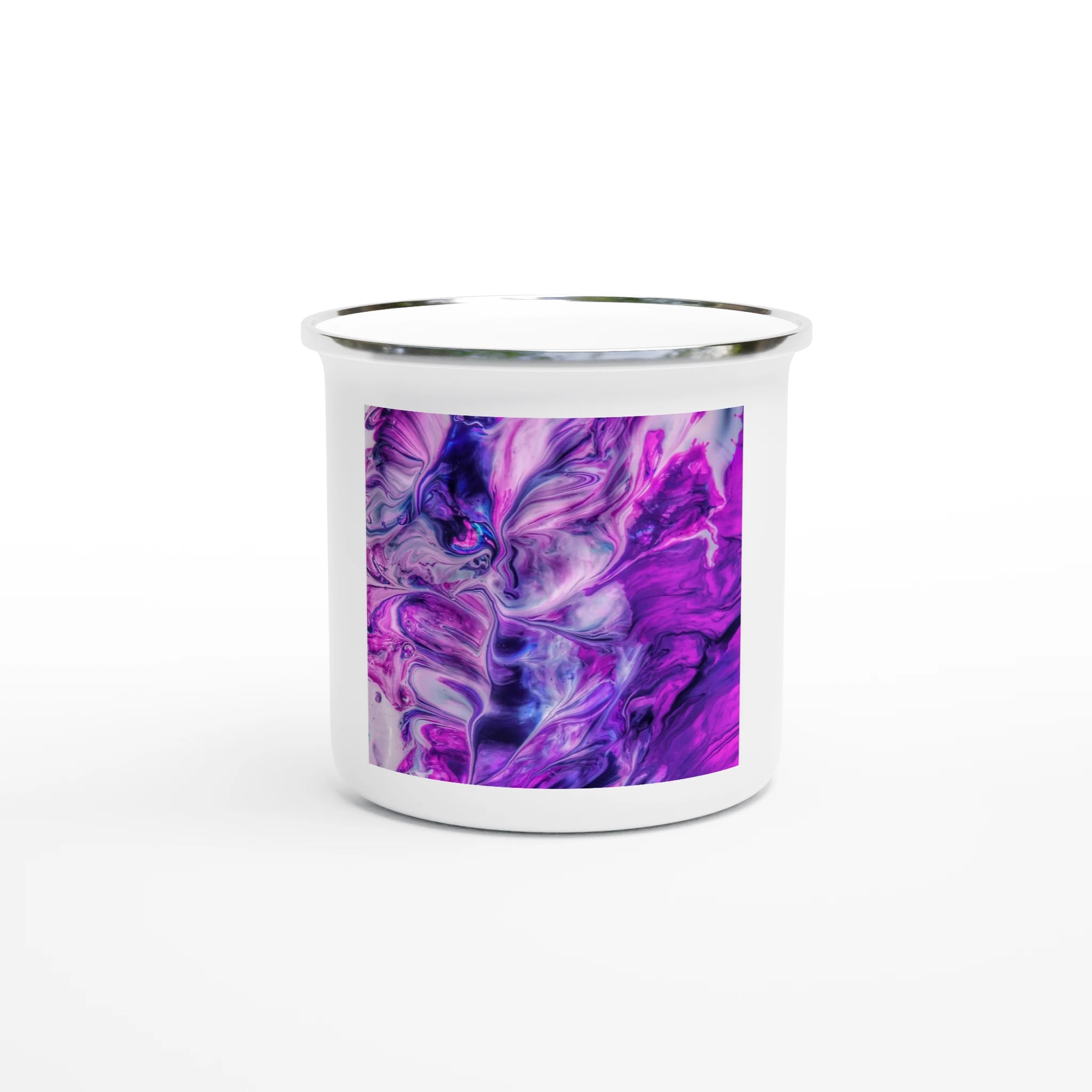 White 12oz Enamel Mug