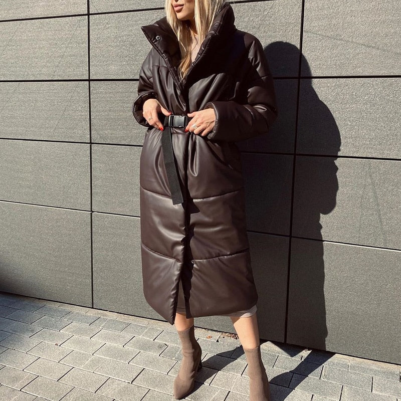 Malina Winter Parkas Women Fashion Straight Loose Coats