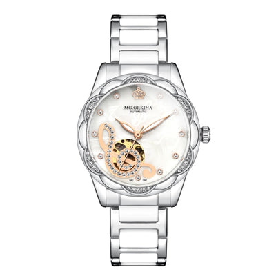 New Women's Watches Diamond Luxury Design Ceramic Stainless